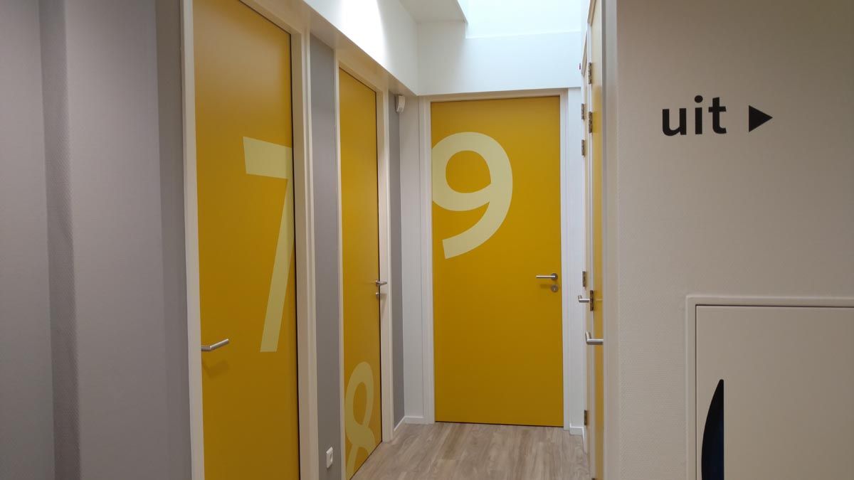 Bewegwijzering indoor